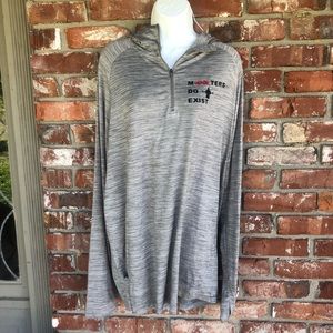 Russell gray training fit hoodie size XL